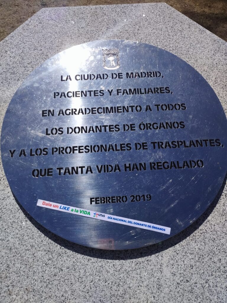 Dia Nacional del Donante 2026- Monumento al Donante